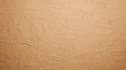 Abstract brown recycled paper texture background. Old Kraft paper box craft pattern. top view. generative AI.