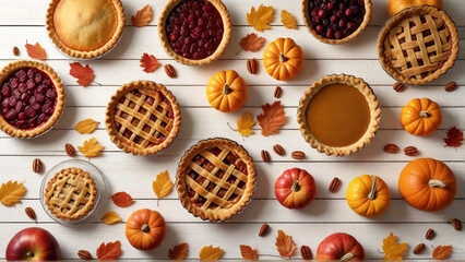 Thanksgiving Autumn Pies