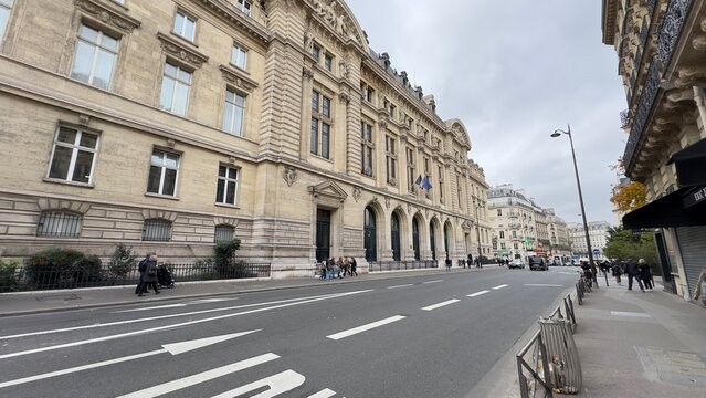 Fototapeta street in the city of france