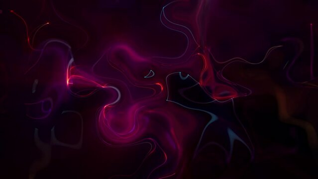 Abstract glowing golden red liquid motion light effect animation. This trippy swirling psychedelic motion background is full HD and looping.
