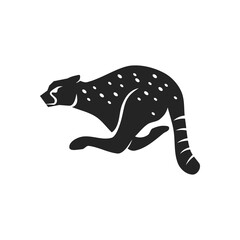 Cheetah logo template Isolated. Brand Identity. Icon Abstract Vector graphic