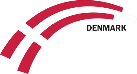 Fototapeta premium Symbol of Denmark flag