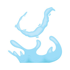 water splash illustration