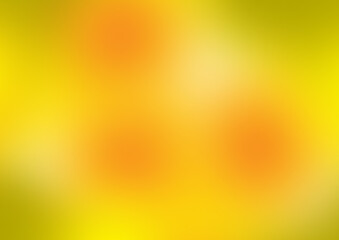 Yellow orange bokeh blurred textured background