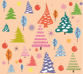 flat illustration, new year, 2024, gift box, gift, packaging, holiday, christmas, snow, children's new year, winter holiday, new year's eve, winter, holidays, winter holidays, snowman, snow woman, 