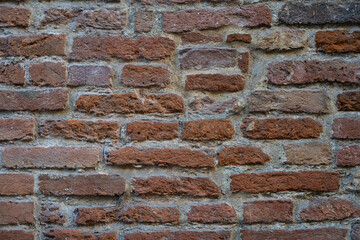 Photo of walls, concrete and stone sidewalk pattern
