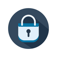 Padlock Icon. Business icon, color icon, business logo.