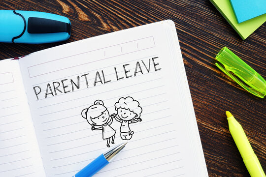 Parental leave is shown using the text and picture of children