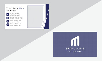 An elegant luxury Modern Creative & Clean business card design.set to print with vector & illustration. 
