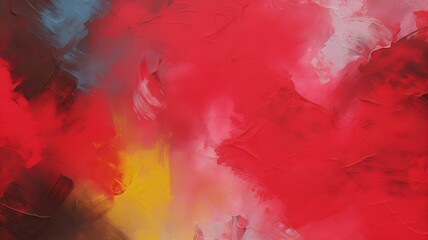  close up of red paint texture, pale watercolor, colorful painting, abstract art background, oil on...