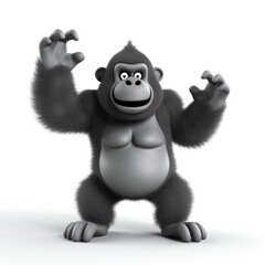 Gorilla cartoon character