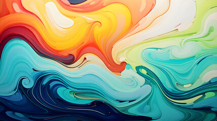 close up of colorful paint texture, colorful painting, abstract art background, oil on canvas,...