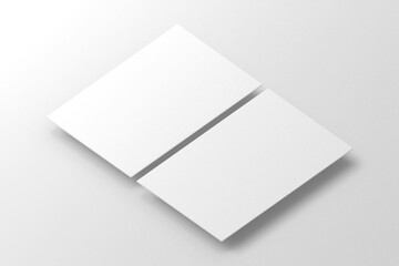 Business Card Mockup 3D Rendering
