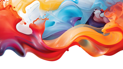 Abstract watercolor paint background, splash of multicolor paint on a white background, splatter of acrylic paint, Abstract painting with vibrant colors, splash, paint, brush strokes 