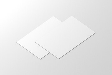 Business Card Mockup 3D Rendering