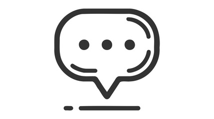 Chat icon symbol vector illustration