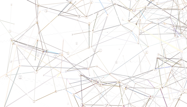 Abstract network of physical devices on the Internet using a network connection