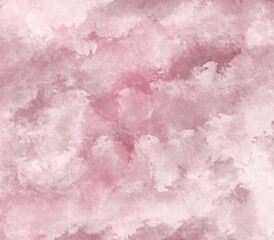 ピンクの空とキラキラ雲