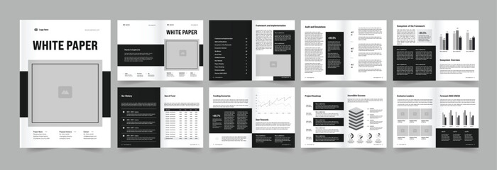 White paper Template and Business white paper Design