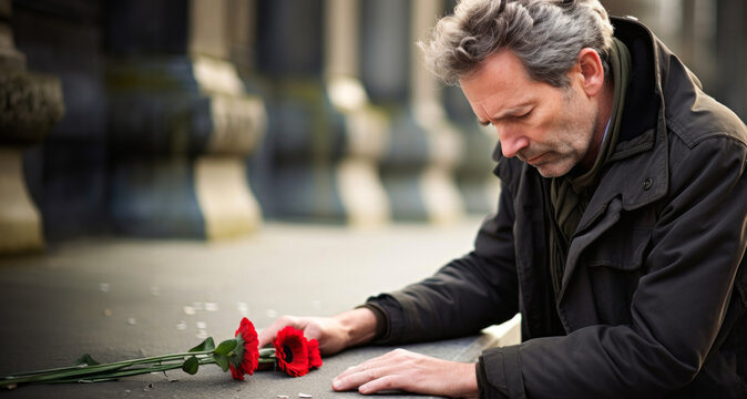 Hombre Triste de luto