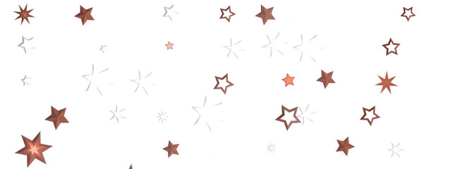 Cosmic Overture: Step Into the Allure of a 3D Gold Stars Rainfall