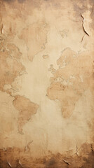 old paper world map texture background