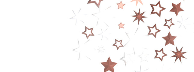 Descendant Christmas Constellations: Mind-Blowing 3D Illustration of Falling Festive Star Patterns