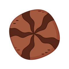 Cookie logo design. Cookie vector on white background.