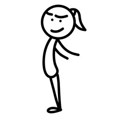 Lines, illustrations, single lines, funny cartoons