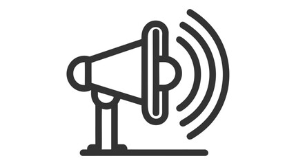 Megaphone Icon Vector Logo Design Template
