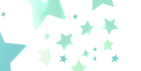 sparkles blue stars on white background with text place- Image