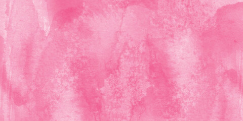 Pink watercolor abstract background with empty space banner or wallpaper design vector file