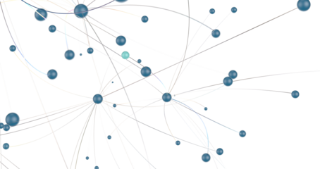 Abstract digital connection dots and lines. Technology background. Network connection structure. Plexus effect. 3d