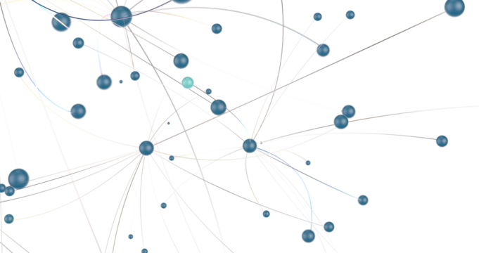 Abstract digital connection dots and lines. Technology background. Network connection structure. Plexus effect. 3d