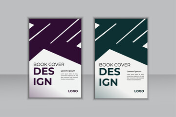 Company identity vector book cover design template.