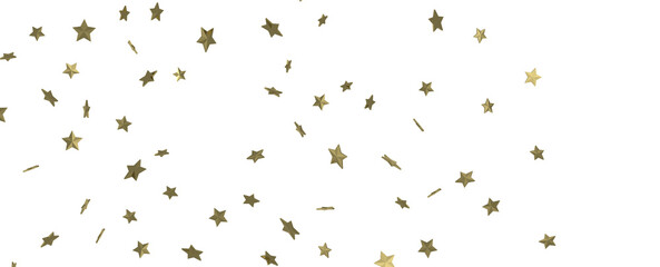 Gilded Wonder: Explore the Magic of a 3D Gold Stars Rain