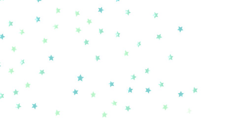 sparkles blue stars on white background with text place- Image