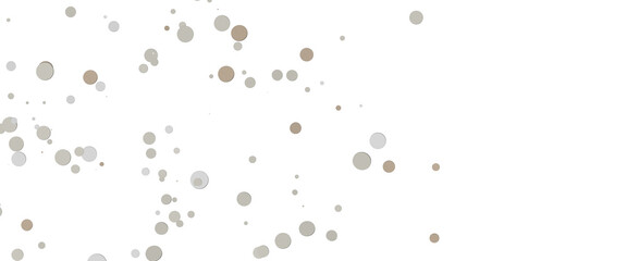 Radiant Revelry: Enthralling 3D Illustration of Shining gold Confetti