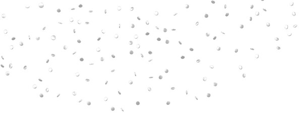 Mesmeric Moments: Mesmeric 3D Illustration Depicting Mesmerizing silver Confetti