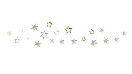 Golden Dreamscapes: Step Into a 3D Rainfall of Gleaming Stars