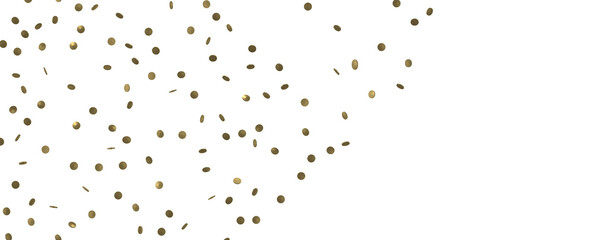 Mesmeric Moments: Mesmeric 3D Illustration Depicting Mesmerizing Gold Confetti