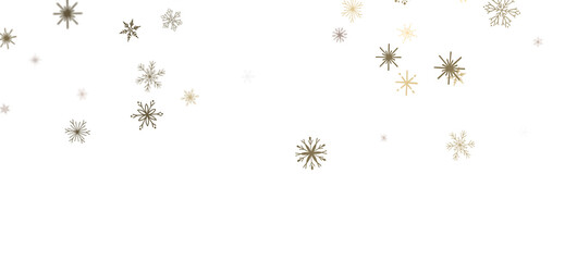 Abstract Gold Star Falling Soft Focus Background, 3D rendering.