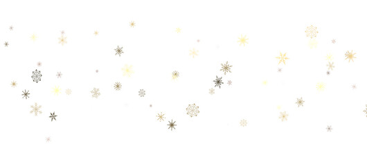 Abstract Gold Star Falling Soft Focus Background, 3D rendering.