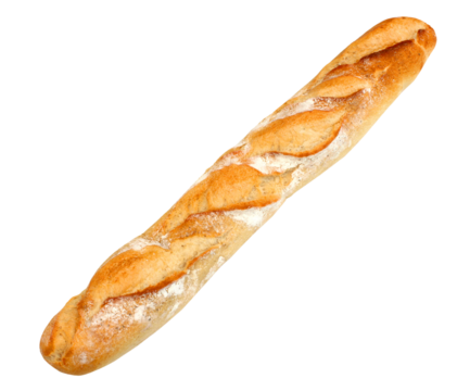Baguette de pain / fond transparent