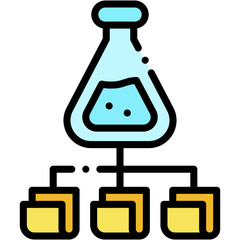 Vector Icon Use Case, Data, Workflow, Structure, Management, Lab