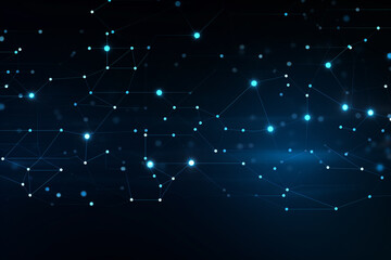 Fototapeta premium Abstract technology digital line electronic network data innovation concept background.