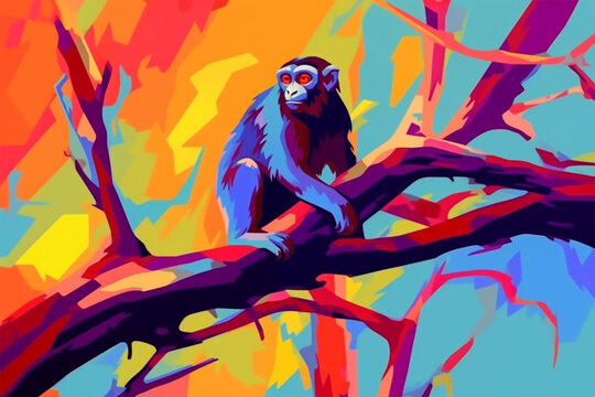 wpap stail a monkey in a tree