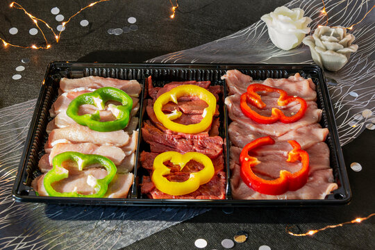 Pierrade,meat for table grill