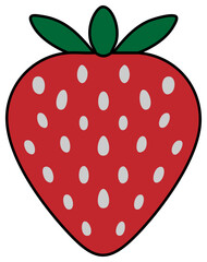 イチゴのイラスト