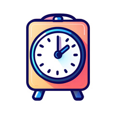 Illustration, button, icon, clock, Generative AI